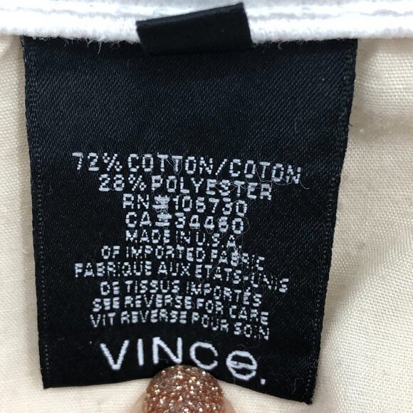 Vince White  denim Relaxed straight leg 5 pocket jeans waist 31 (unisex) - Picture 6 of 16